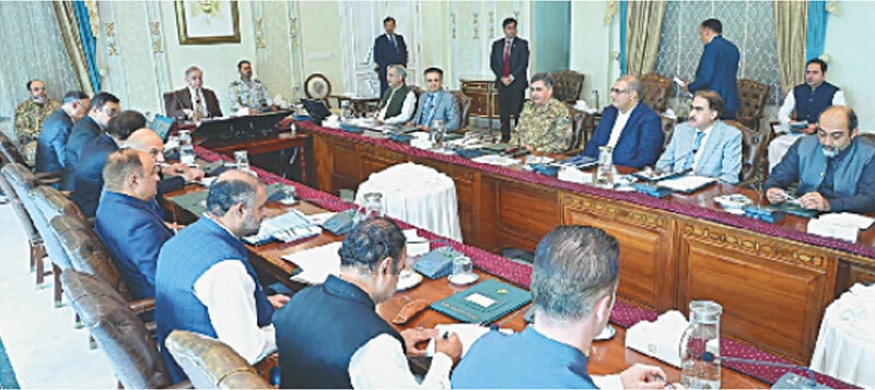 PM Shehbaz Sharif chairs a meeting to review matters related to the Public-Private Partnership Authority.—INP