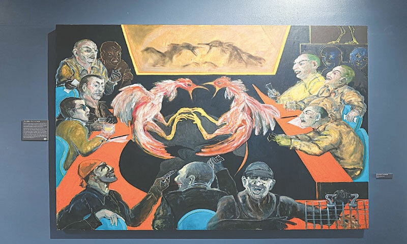 Cock Fight, Sandra Cavanagh