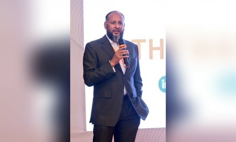 KE CEO Moonis Alvi addresses a ceremony in this photo from August 2024. — X/@alvimoonis