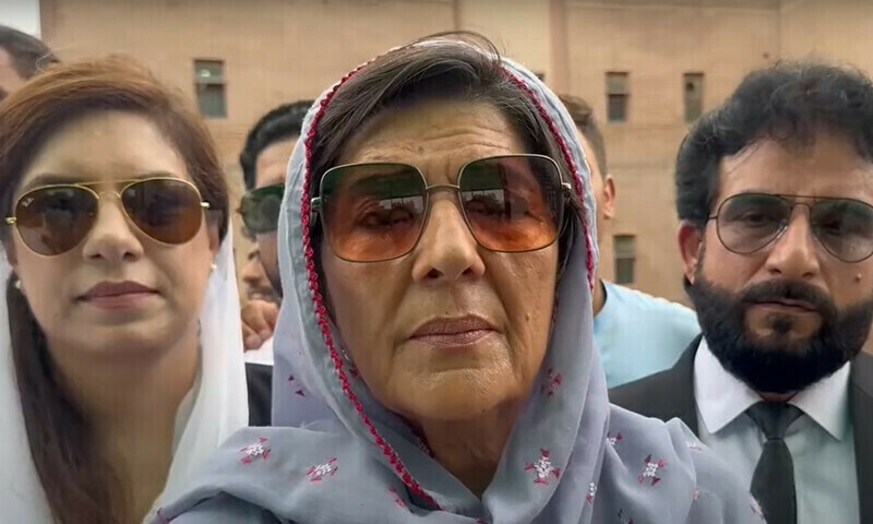 علیمہ خان نے کہا کہ مجھ سے اگر پوچھیں تو سینیٹرز کا انتخاب میرٹ پر ہونا چاہیے تھا —فائل فوٹو: اسکرین شاٹ