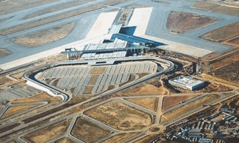 An aerial view of Islamabad International Airport. &mdash; White Star/File