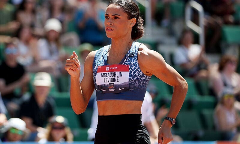 Sydney McLaughlin-Levrone competes in the Kettle & Fire Women&rsquo;s 400m final during the 2025 USATF Outdoor Championships at Hayward Field on August 02, 2025 in Eugene, Oregon. &mdash; AFP
