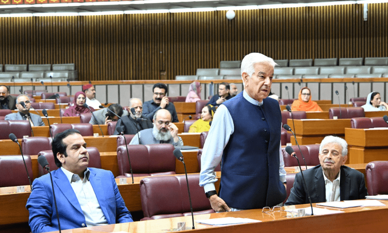 A National Assembly session on Monday, August 4. &mdash; Photo via X/@NAofPakistan