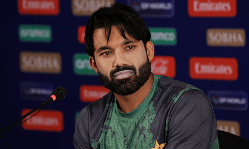 Pakistan’s Mohammad Rizwan during a press conference at National Stadium in Karachi, Pakistan on February 18, 2025. — Reuters/File