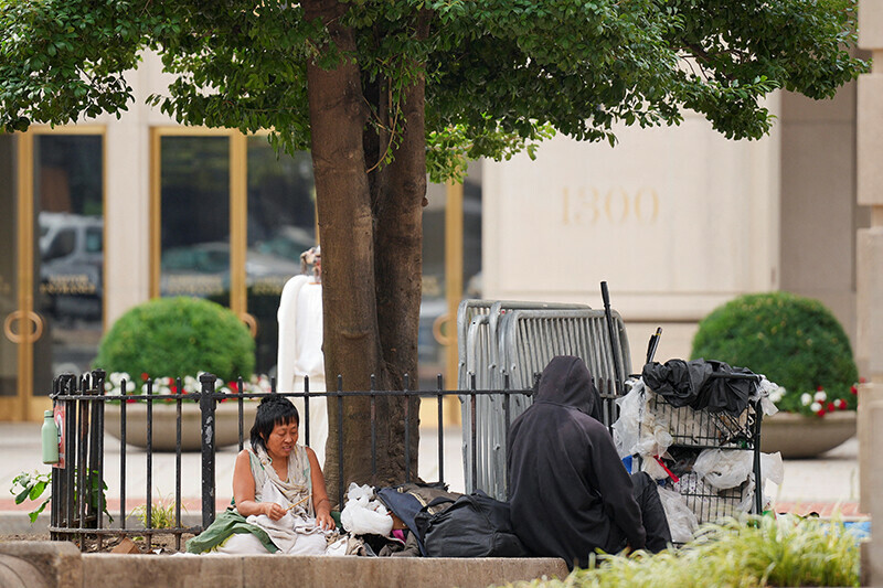  A general view of a homeless encampment, in Washington, DC, US, August 11. — Reuters 