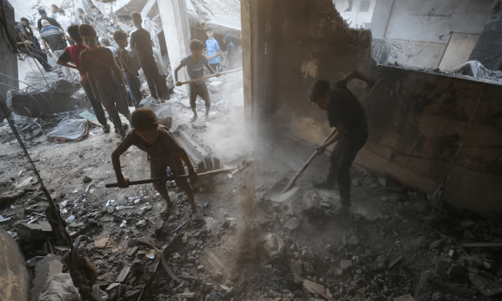 For students in Gaza, big ambitions have been replaced by a desperate search for food