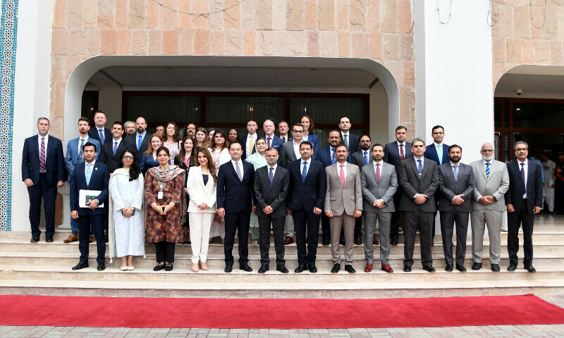 Pakistani and US officials at the US-Pakistan Counterterrorism Dialogue, August 12, &mdash; X/USEmbassyIslamabad