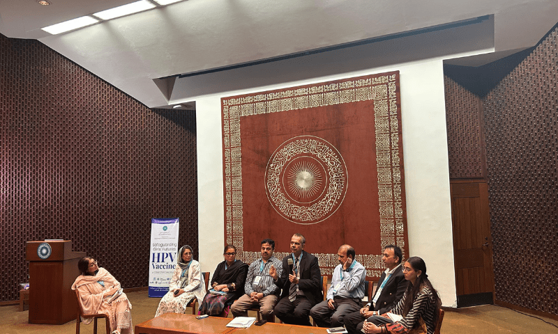National health stakeholders gathered at Aga Khan University auditorium for &lsquo;Safeguarding Girls&rsquo; Futures&rsquo; event. &mdash; Photo by author