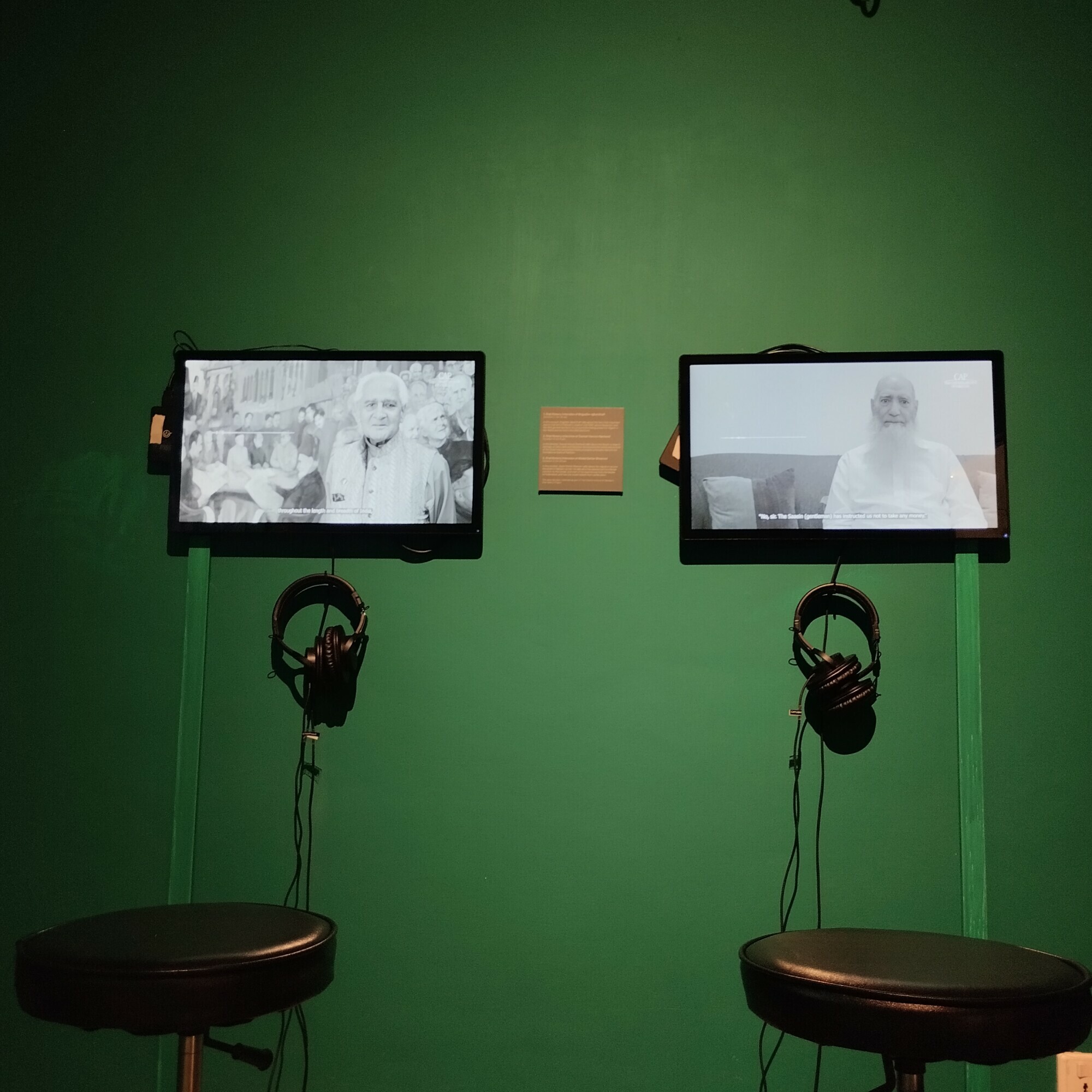  Narrations from Partition survivors are available as part of audio-visual presentations curated by the Oral History Project 