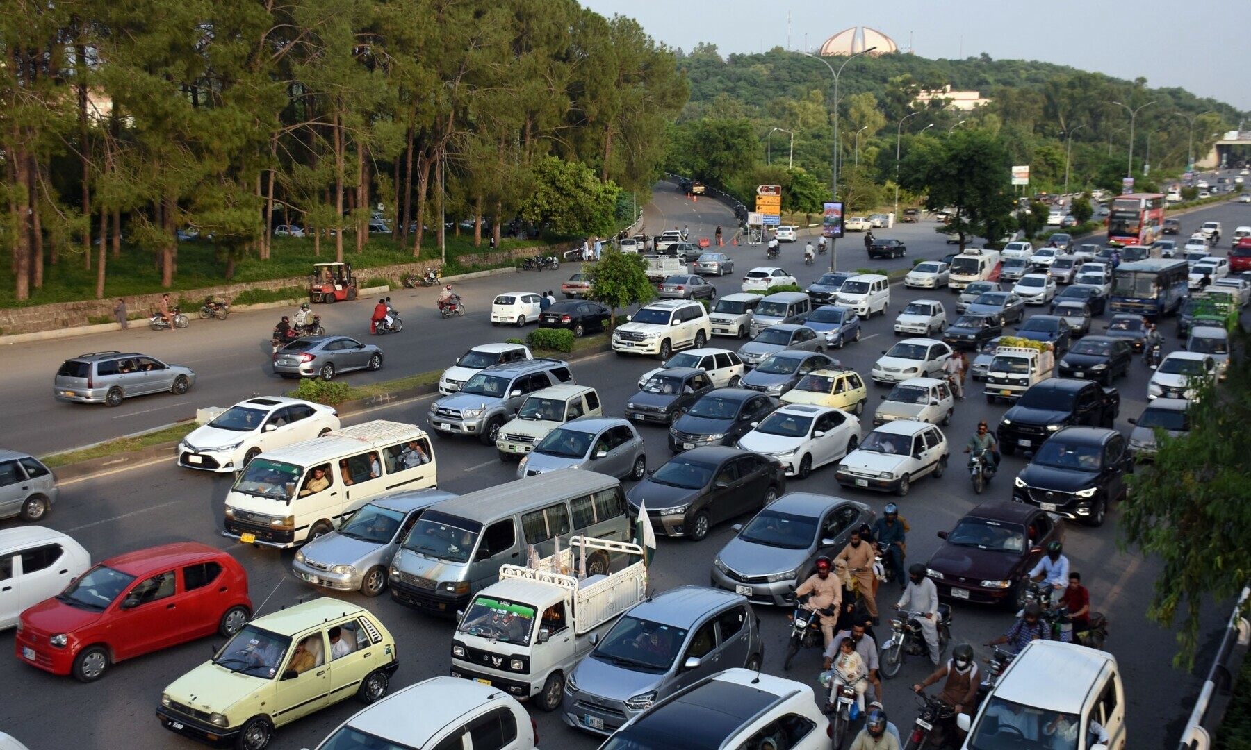 Security measures, road closures cause massive traffic jams in ...