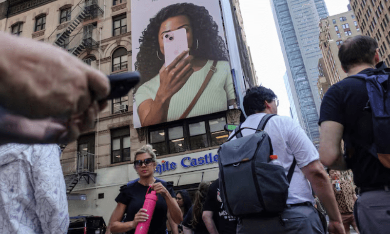 People make their way through midtown New York at the start of a work day in New York, US, on June 18, 2024 (for representation only). &mdash; Reuters/File