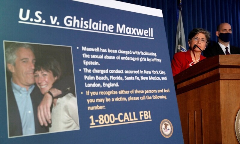 Audrey Strauss, Acting United States Attorney for the Southern District of New York speaks alongside William F. Sweeney Jr., Assistant Director-in-Charge of the New York Office, at a news conference announcing charges against Ghislaine Maxwell for her role in the sexual exploitation and abuse of minor girls by Jeffrey Epstein in New York City, New York, US in 2020. &mdash; Reuters/File