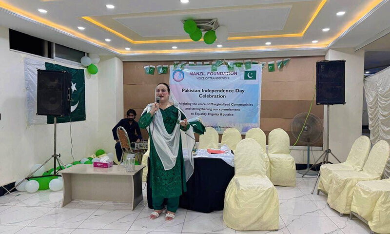 A photo of Manzil Foundarion Director Arzoo Khan from August 14. &mdash; Facebook/Arzoo Khan Social Activist