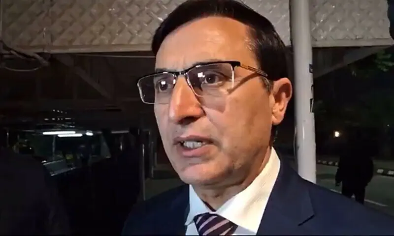 PTI Chairman Barrister Gohar addresses reporters in Islamabad on December 21, 2024. &mdash; Screengrab