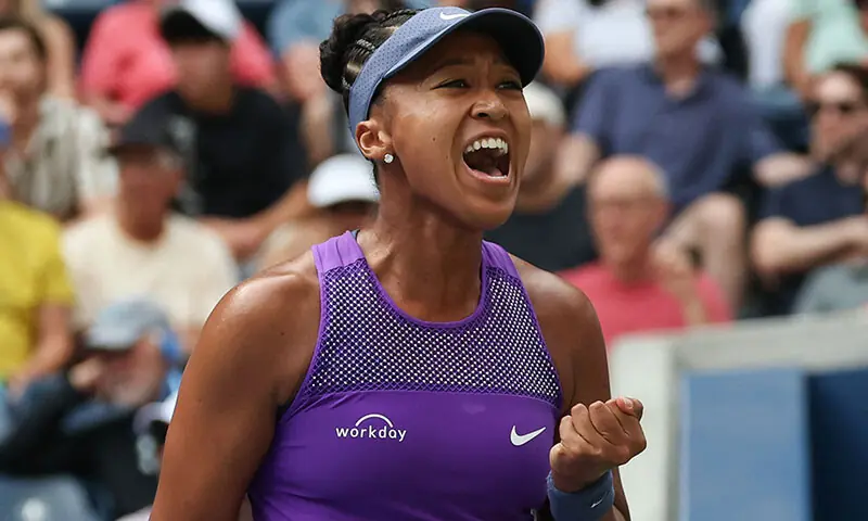 Japan’s Naomi Osaka reacts during her women’s singles second round tennis match against USA’s Hailey Baptiste on day five of the US Open tennis tournament at the USTA Billie Jean King National Tennis Centre in New York City, on August 28, 2025. — AFP