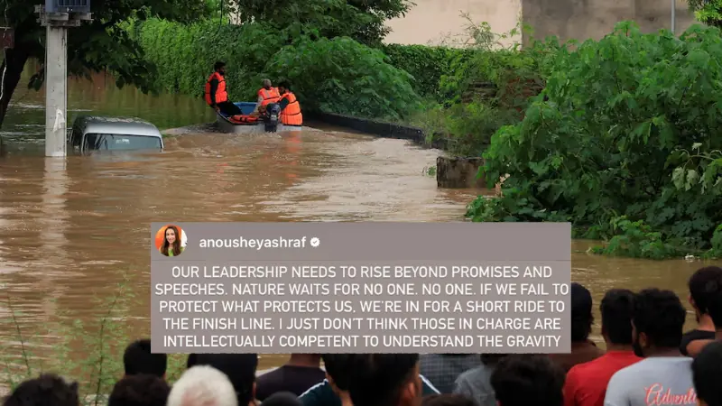 ‘Our leadership needs to rise’: Celebrities speak out as Punjab reels from worst floods in decades ‘Our leadership needs to rise’: Celebrities speak out as Punjab reels from worst floods in decades