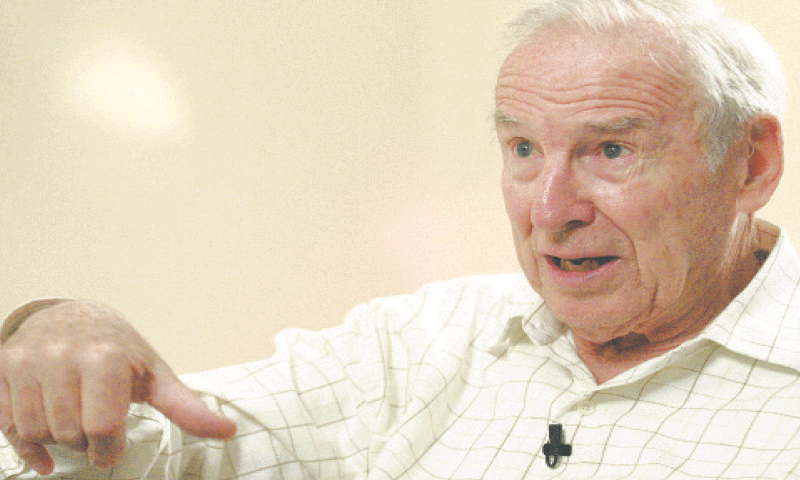 Jim Lovell talks about his space flight in Cape Canaveral, Florida, on April 9, 2010. &mdash;Reuters/file