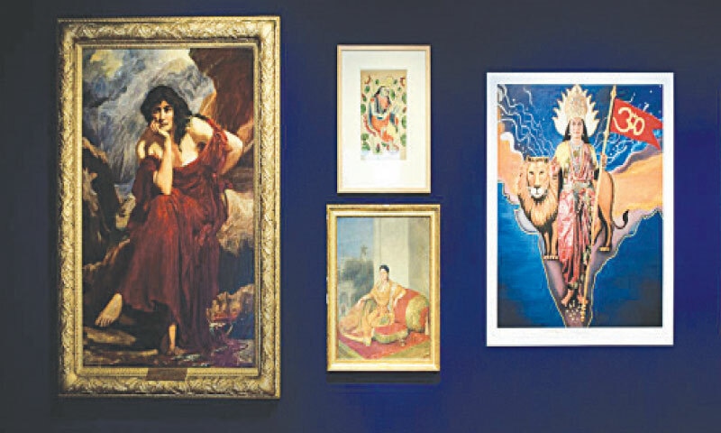 Artworks on display at the exhibition