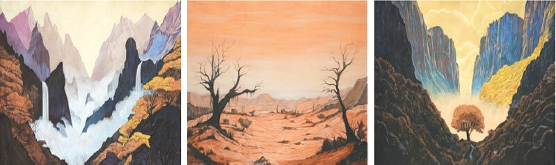 Some of the artworks displayed at the exhibition.&mdash;Fahim Siddiqi / White Star