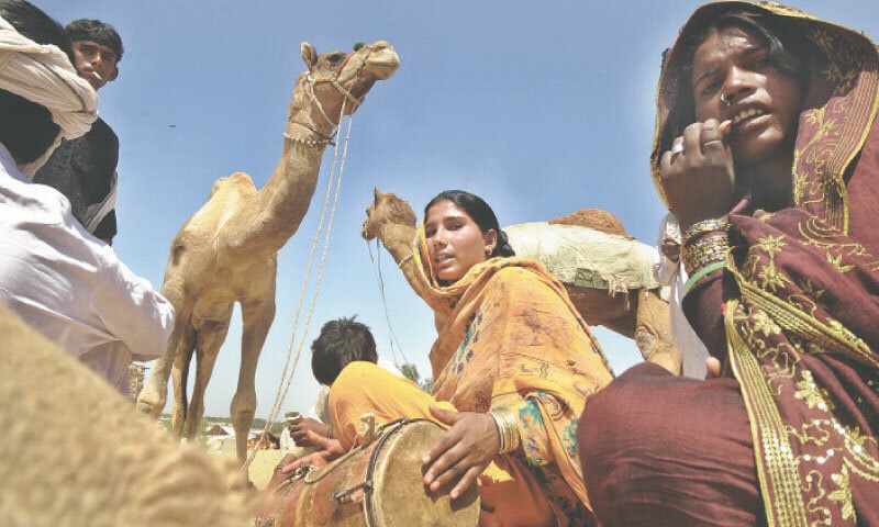  Visitors enjoying the Channan Pir Mela in Bahawalpur | Arif Ali/White Star 