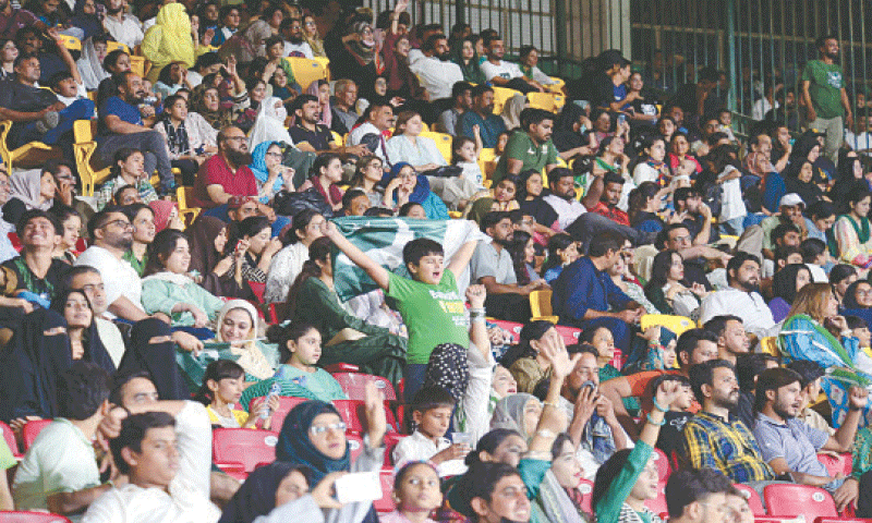 A large number of people enjoy a mega musical show at National Stadium.&mdash;PPI