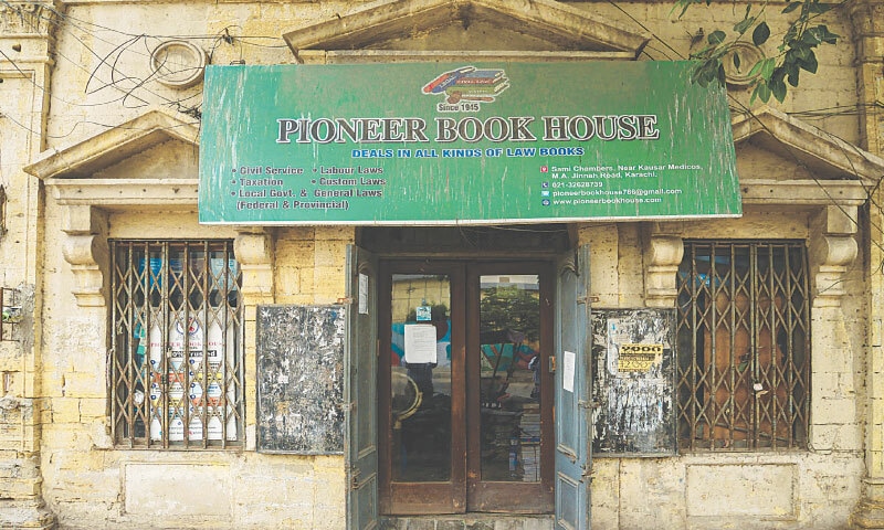 The Pioneer Book House a week before the shut down of its premises on MA Jinnah Road on July 1, 2025 | Photo by the writer The Pioneer Book House a week before the shut down of its premises on MA Jinnah Road on July 1, 2025 | Photo by the writer