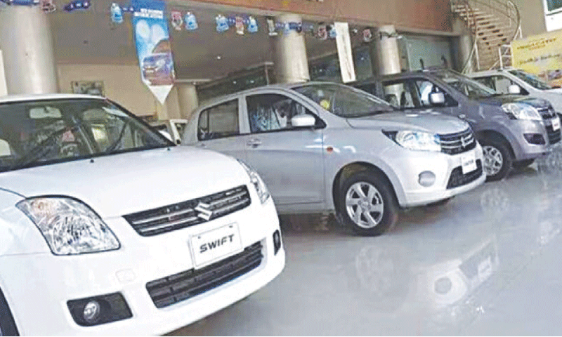 Car financing rose to Rs285.6bn in July despite price hike.—File