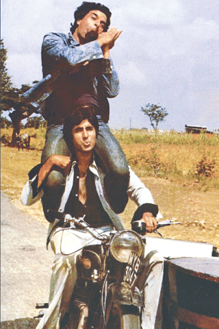 &lsquo;Yeh dosti&rsquo;, picturised on Jai (Amitabh Bachchan) and Veeru (Dharmendra) riding their motorcycle became the ultimate friendship anthem