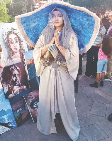 Fatima Naeem as Ranni from the video game Elden Ring | Photo by the writer