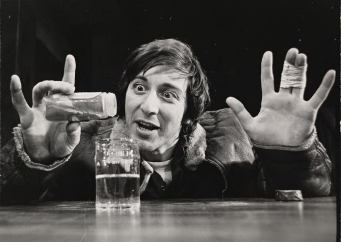 During his Broadway debut in Does a Tiger Wear a Necktie? in 1969 | Picture from the book