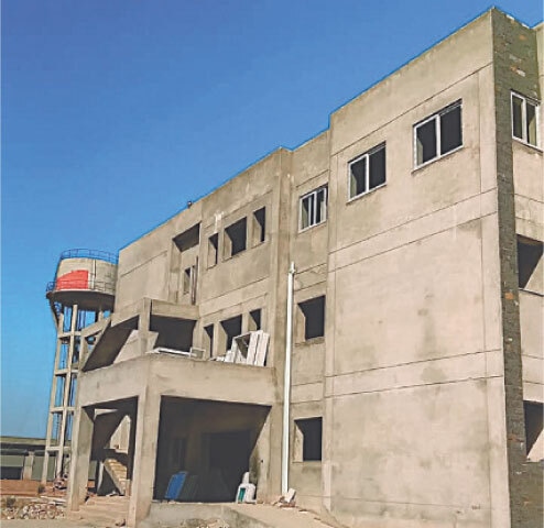 The almost complete building of Jorian health centre near Chak Beli has yet to become functional as its right of way issue remains unresolved.