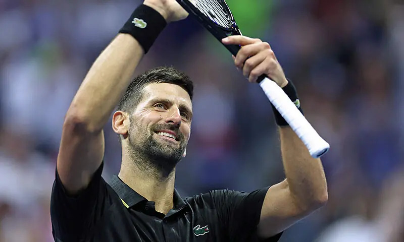 Serbia’s Novak Djokovic celebrates his victory over Germany’s Jan-Lennard Struff during their men’s singles round of 16 tennis match on day eight of the US Open tennis tournament at the USTA Billie Jean King National Tennis Centre in New York City, on August 31, 2025. — AFP