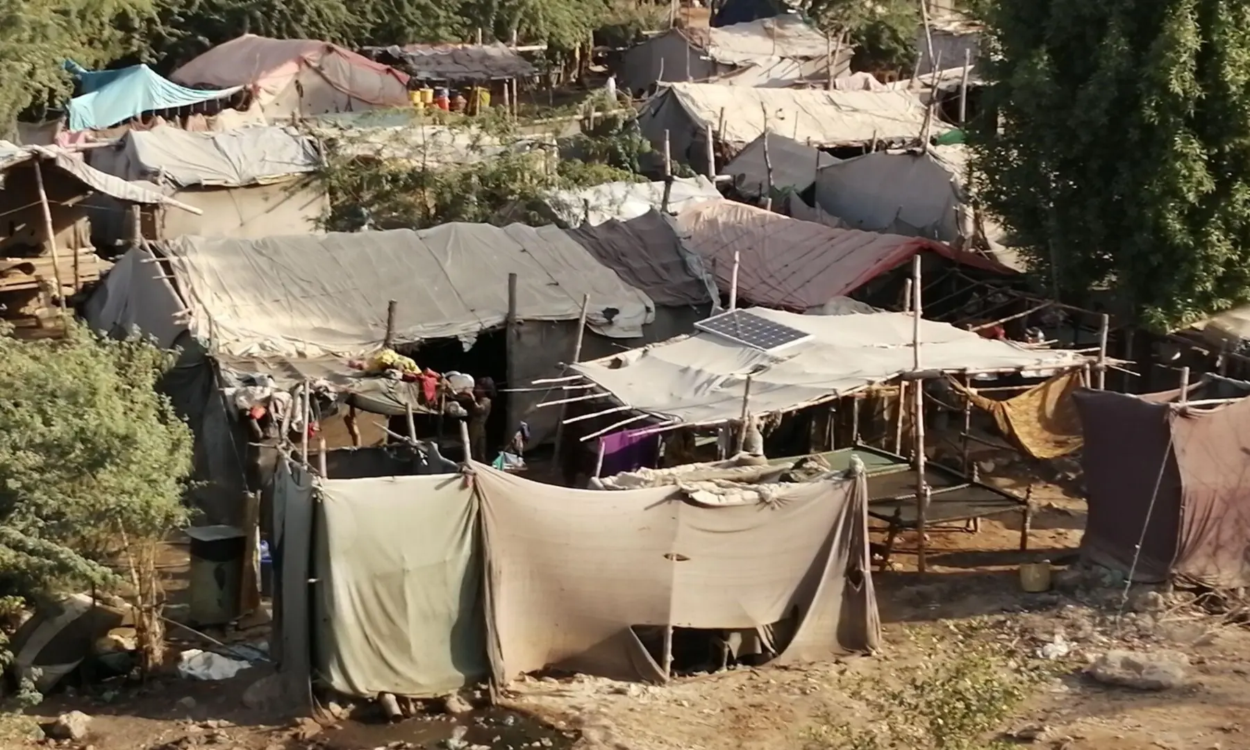 The Tent City in Karachi’s Hawkesbay in 2024. — photo by authors