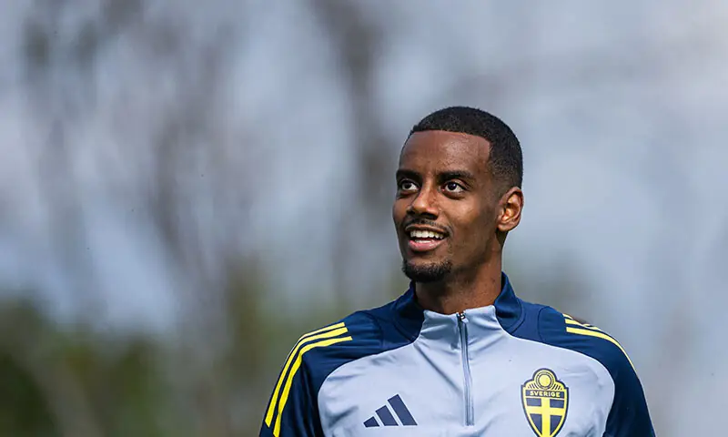 Sweden&rsquo;s forward Alexander Isak attends a training session with Sweden&rsquo;s national team in Bos&ouml;n in Liding&ouml; on the outskirts of Stockholm, Sweden, on September 2, 2025. &mdash; AFP