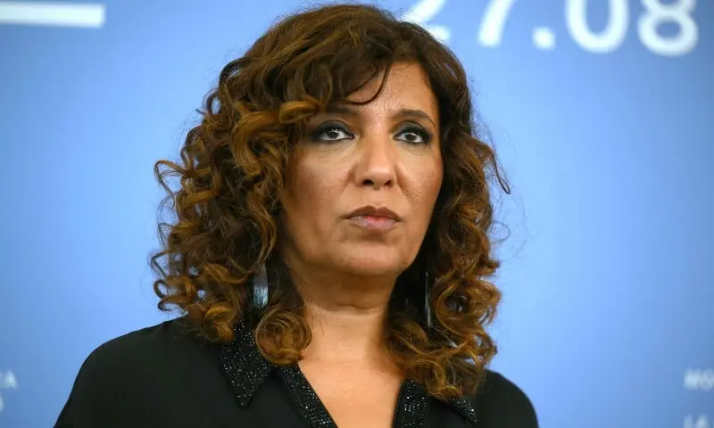 Tunisian director Kaouther Ben Hania attends the photocall of the movie `&lsquo;The Voice of Hind Rajab&rsquo; at the 82nd International Venice Film Festival, at Venice Lido in Venice, Italy on September 3. &mdash; AFP