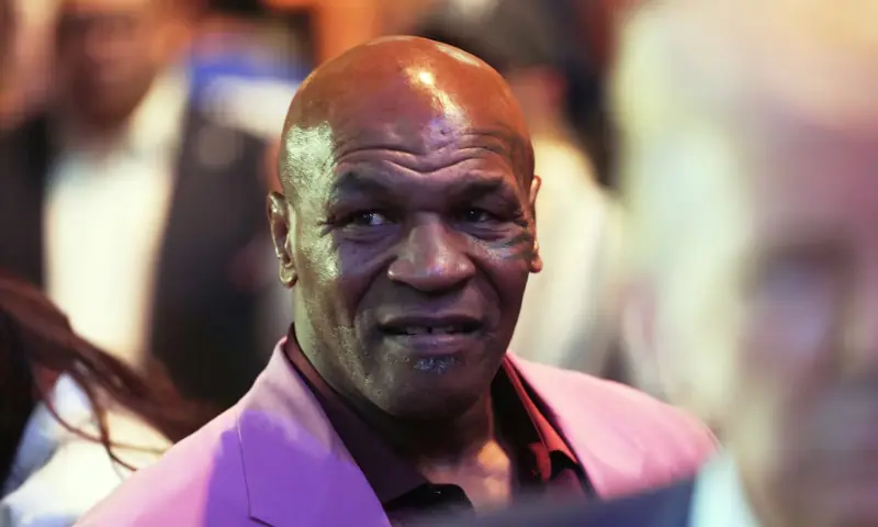 Mike Tyson attends the UFC-316 mixed martial arts event at the Prudential Center, Saturday, June 7, 2025, in Newark, NJ. &mdash; Reuters/File