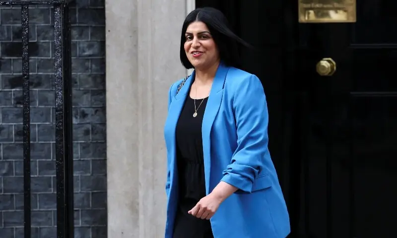 MP Shabana Mahmood, who has been appointed to the role of home secretary, leaves 10 Downing Street, during a reshuffle by the British government following the resignation of Deputy Prime Minister Angela Rayner in London, Britain, Sept 5. — Reuters 