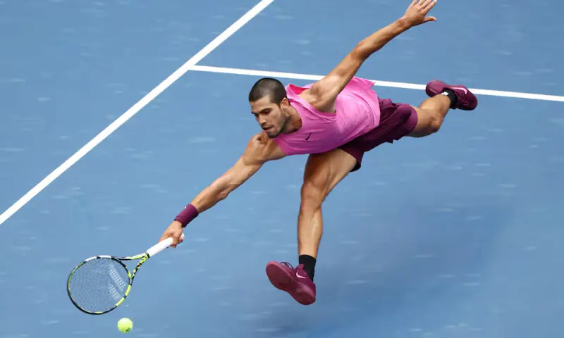 Spain’s Carlos Alcaraz in action during his semi final match against Serbia’s Novak Djokovic in New York, United States on Sept 5, 2025. — Reuters