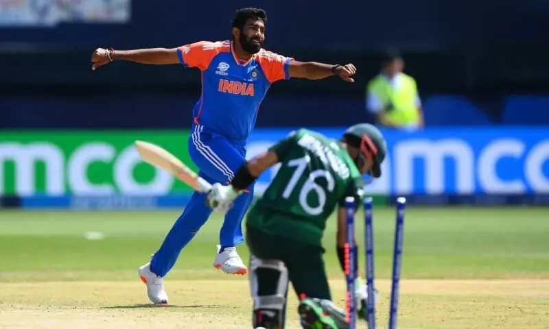 India&rsquo;s pace spearhead Jasprit Bumrah will be Pakistan&rsquo;s man to watch out for yet again when the archrivals meet in a T20I clash for the first time since their group stage match of the 2024 T20 World Cup. The unorthodox right-armer&rsquo;s 3-14 in that encounter saw Pakistan miss out by six runs in pursuit of 120 in New York. &mdash; AFP