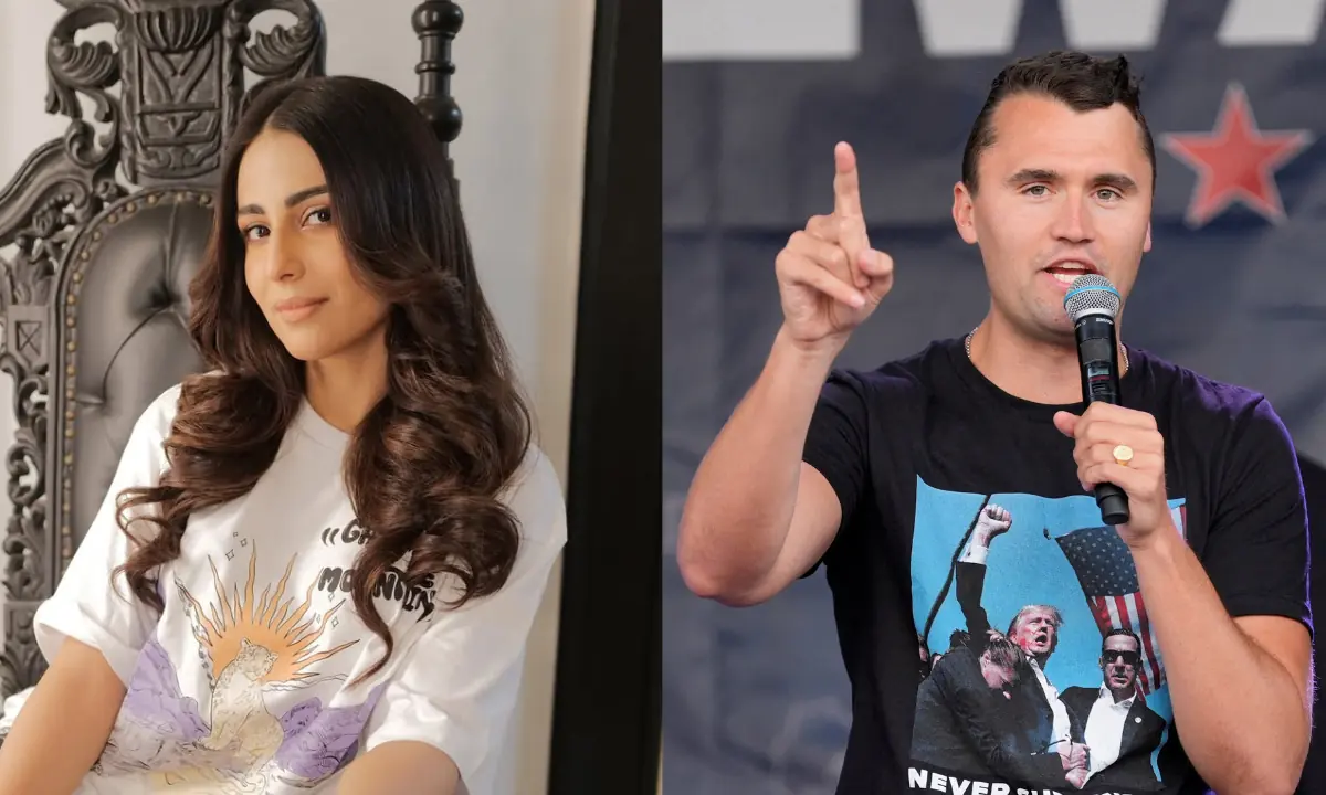 Ushna Shah offers condolences over the death of US political commentator Charlie Kirk