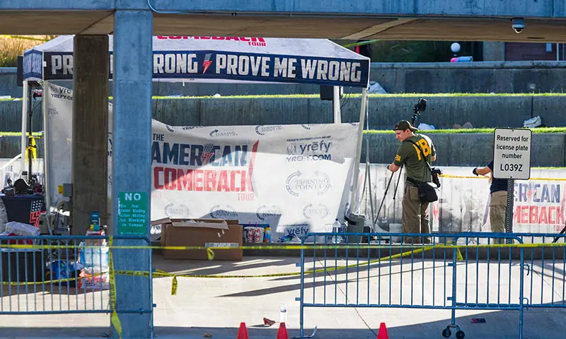  FBI agents walk through the courtyard at Utah Valley University as authorities search for the man who killed political activist Charlie Kirk, Orem, Utah, US, Sept 11. — AFP 