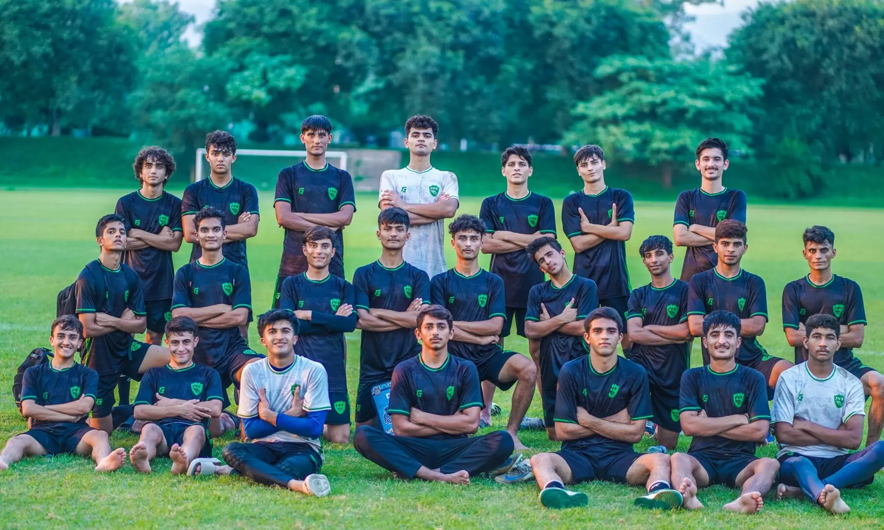 Pakistan’s football squad for the SAFF U-17 Championship, which starts in Sri Lanka on Sept 15, 2025. — X/TheRealPFF Pakistan’s football squad for the SAFF U-17 Championship, which starts in Sri Lanka on Sept 15, 2025. — X/TheRealPFF