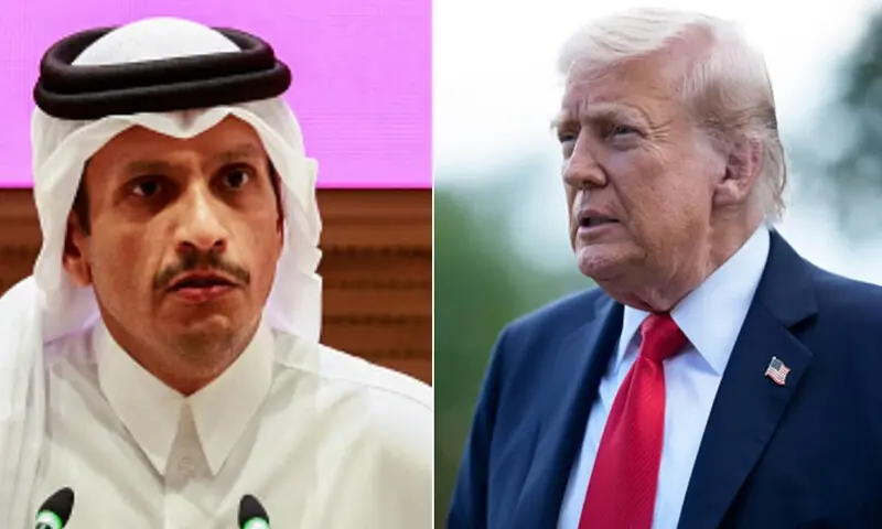 قطری مشن کے نائب سربراہ نے ایکس پر لکھا کہ امریکی صدر کے ساتھ زبردست عشائیہ ابھی ختم ہوا ہے — فوٹو: بشکریہ بی بی سی اردو قطری مشن کے نائب سربراہ نے ایکس پر لکھا کہ امریکی صدر کے ساتھ زبردست عشائیہ ابھی ختم ہوا ہے — فوٹو: بشکریہ بی بی سی اردو