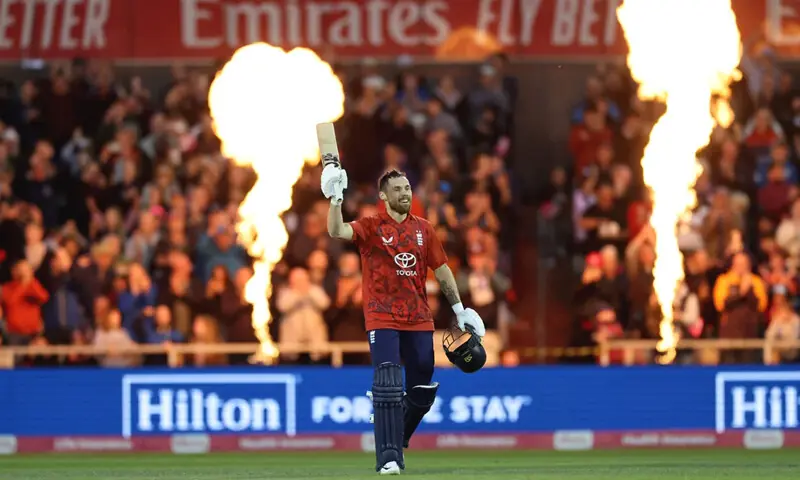 دو ٹیسٹ پلیئنگ ٹیموں کے درمیان ٹی ٹوئنٹی میچ کا یہ نیا ریکارڈ ہے — فوٹو: اے ایف پی دو ٹیسٹ پلیئنگ ٹیموں کے درمیان ٹی ٹوئنٹی میچ کا یہ نیا ریکارڈ ہے — فوٹو: اے ایف پی