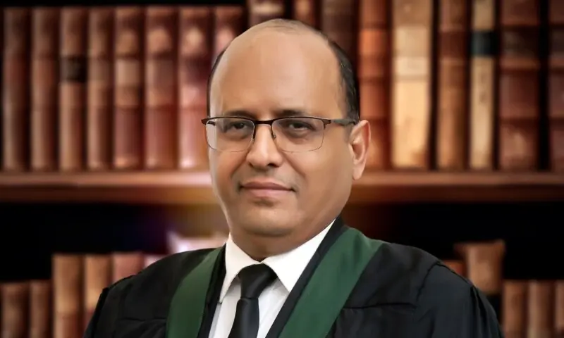 A photo of Justice Zafar Ahmed Rajput. — Sindh High Court website A photo of Justice Zafar Ahmed Rajput. — Sindh High Court website