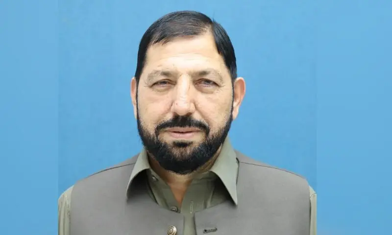 Special Assistant to the KP chief minister on relief, Naik Mohammad. &mdash; KP Assembly website/ File