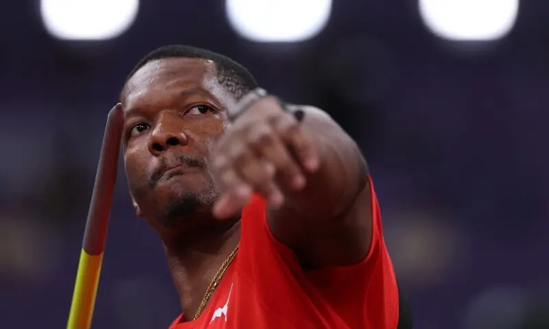 Men&rsquo;s Javelin Throw Final - Japan National Stadium, Tokyo, Japan - September 18, 2025 Trinidad and Tobago&rsquo;s Keshorn Walcott in action. &mdash; Reuters