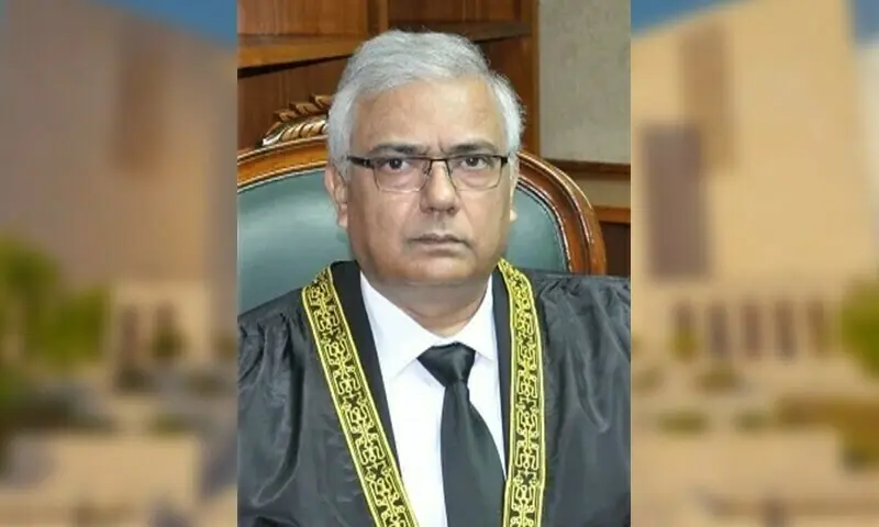 The photo shows Justice Aminuddin Khan of the Supreme Court. &mdash; SC/website