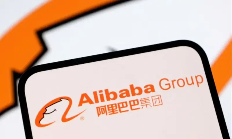 Alibaba group logo is seen in this illustration taken, February 11, 2025. &mdash; Reuters /Dado Ruvic/Illustration/File Photo