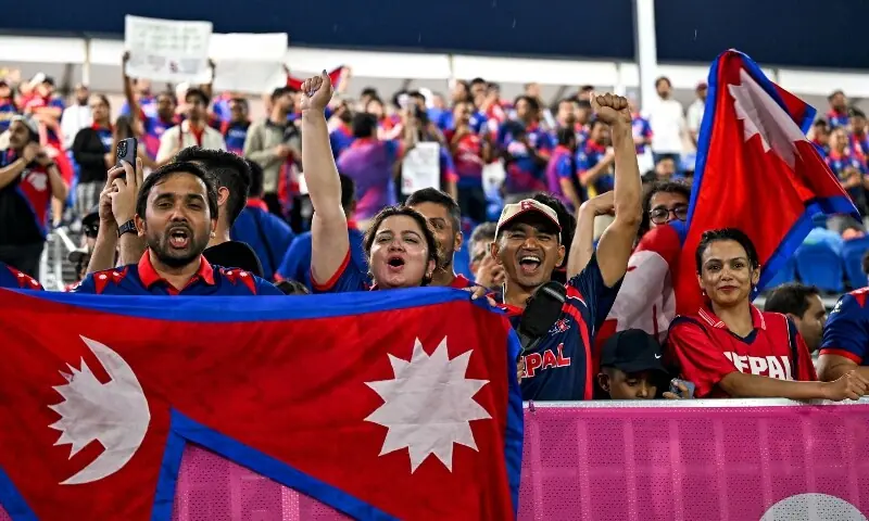 On Saturday, Nepal defeated West Indies by 19 runs in the first T20 international of a three-mat&shy;ch series in Sharjah. &mdash; AFP (File)